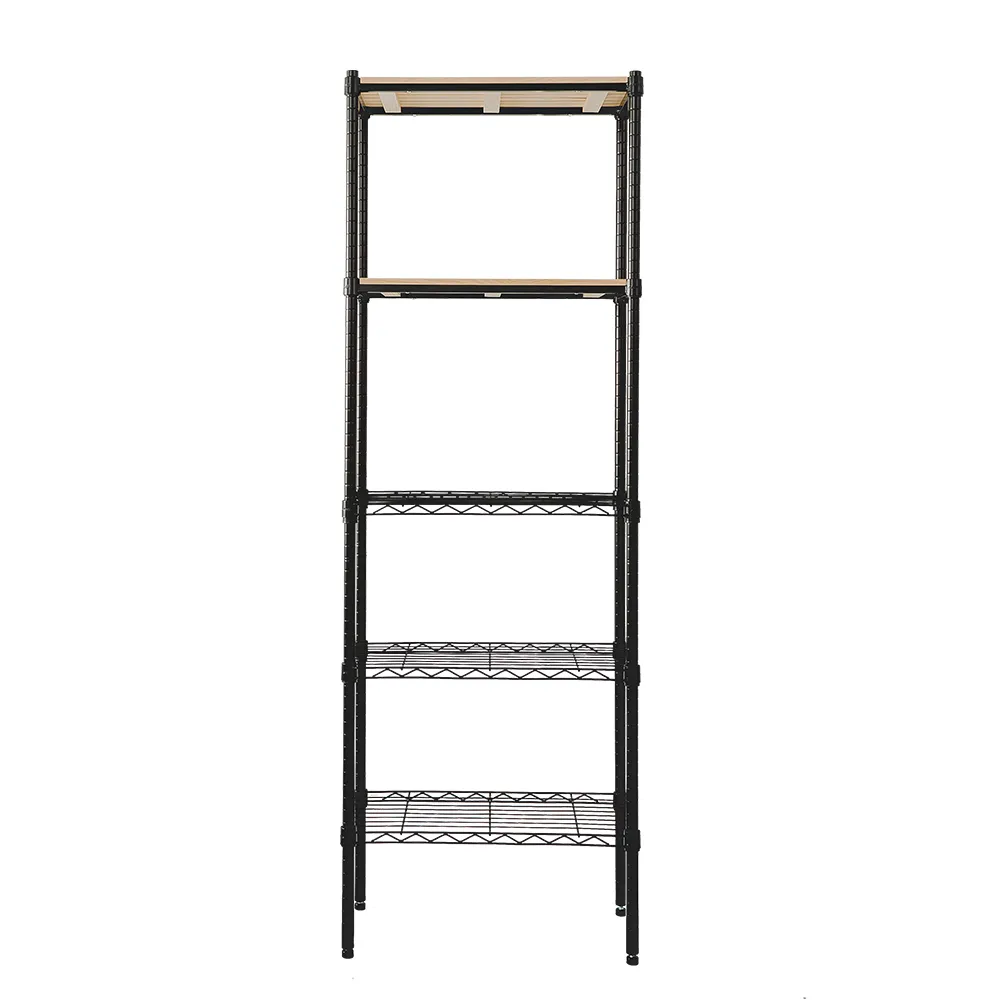 【dayneeds 日需百備】松木 60x30x180公分烤漆五層架 多款可選(木板層架/收納層架/展示架/層架/鐵架)
