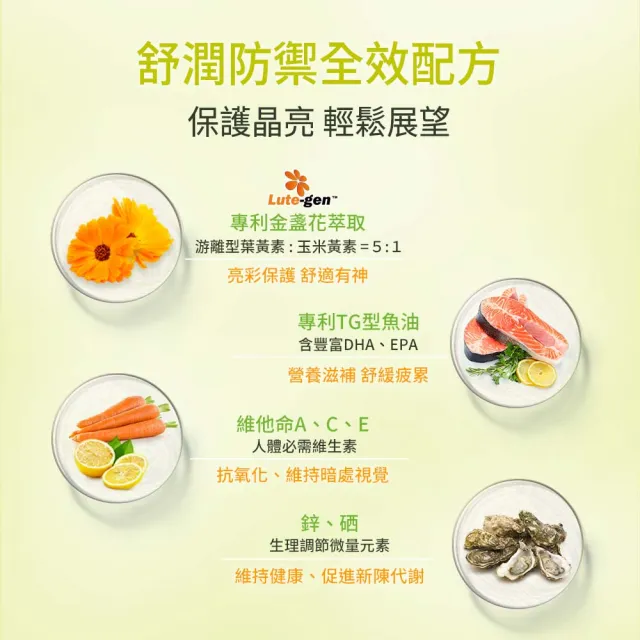 【BHK’s】專利金盞花葉黃素 軟膠囊 6盒(30粒/盒)