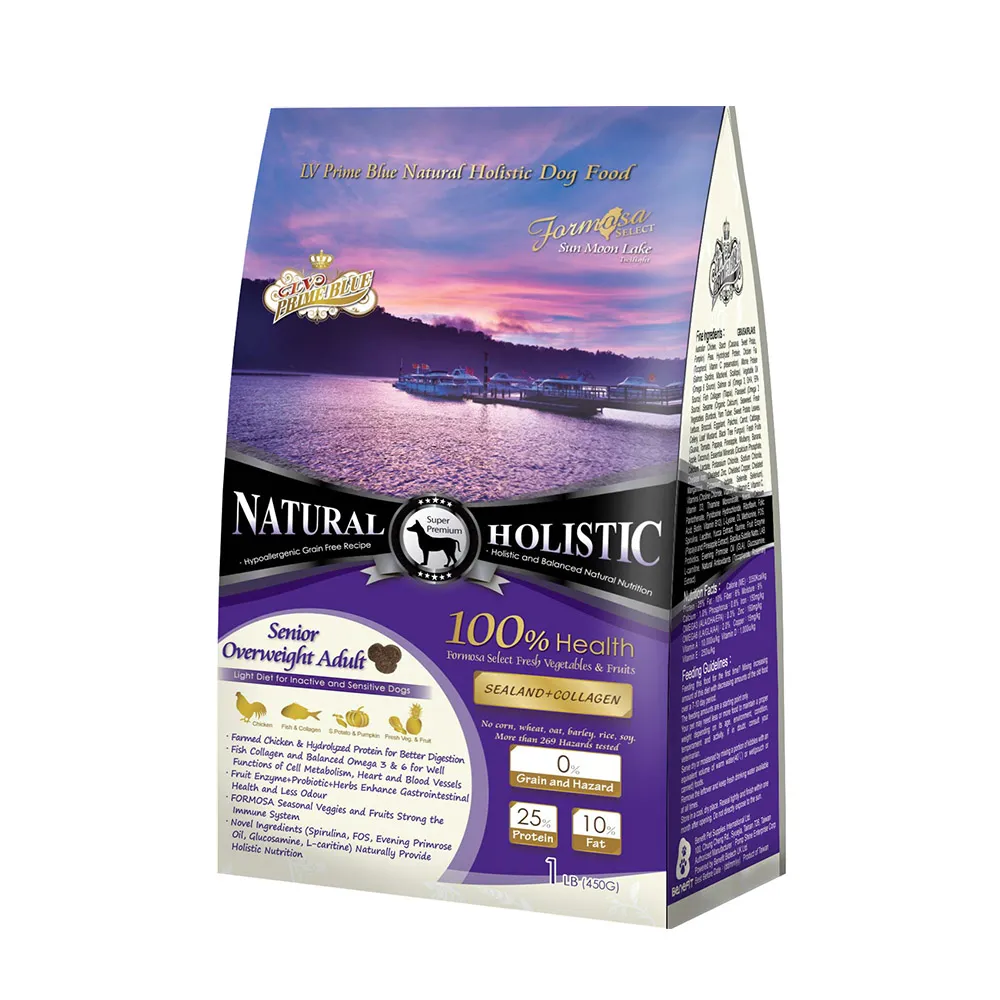 【藍帶】無穀濃縮 2包超值組 老犬 450g 海陸+膠原蔬果(熟齡犬 狗飼料 無穀飼料 寵物飼料)
