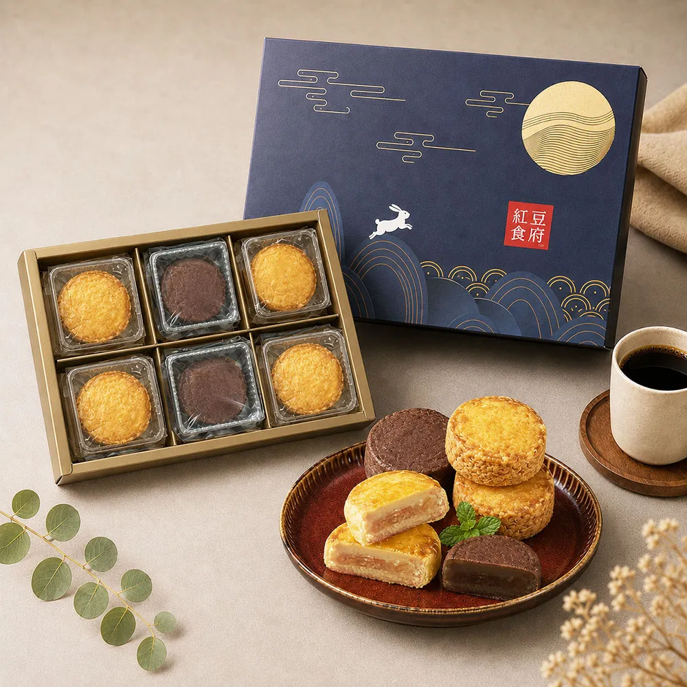 【紅豆食府】果漾布列塔尼禮盒 手提禮盒 中秋禮盒 伴手禮禮盒(共三盒)