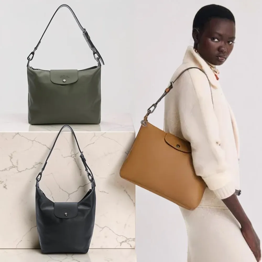 【LONGCHAMP】Le Pliage Xtra M Hobo半月形單肩包(多款任選)