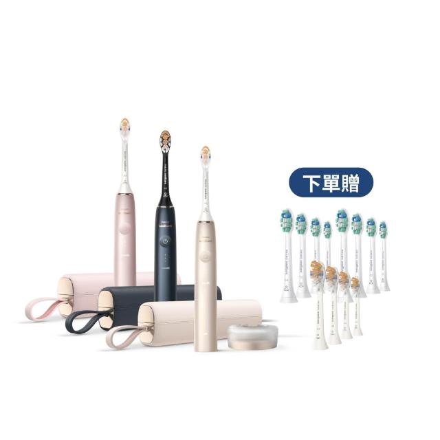 【Philips 飛利浦】HX9996 Sonicare 9900尊榮AI音波牙刷 2入組 (3色任選/SenseIQ/官方直營)