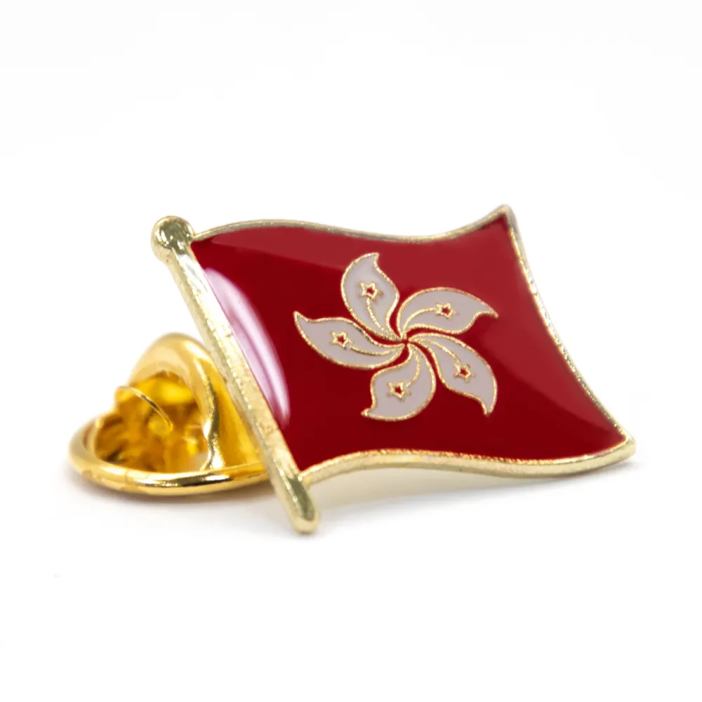【A-ONE 匯旺】HK 香港國家胸章 金屬胸章 國旗飾品 金屬徽章 辨識 紀念胸徽 西裝