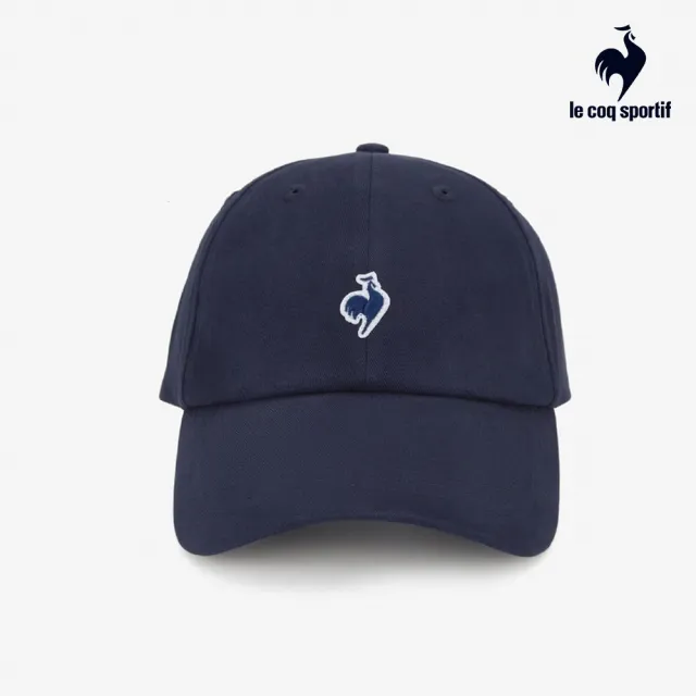 【LE COQ SPORTIF 公雞】棒球帽 鴨舌帽 帽子 藏青色 LYY03301