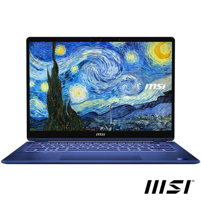 【MSI 微星】14吋Ultra X9 378H翻轉觸控筆電(Prestige 14 Flip AI+梵谷特仕版星夜/32G/1T SSD/W11P/422TWY)