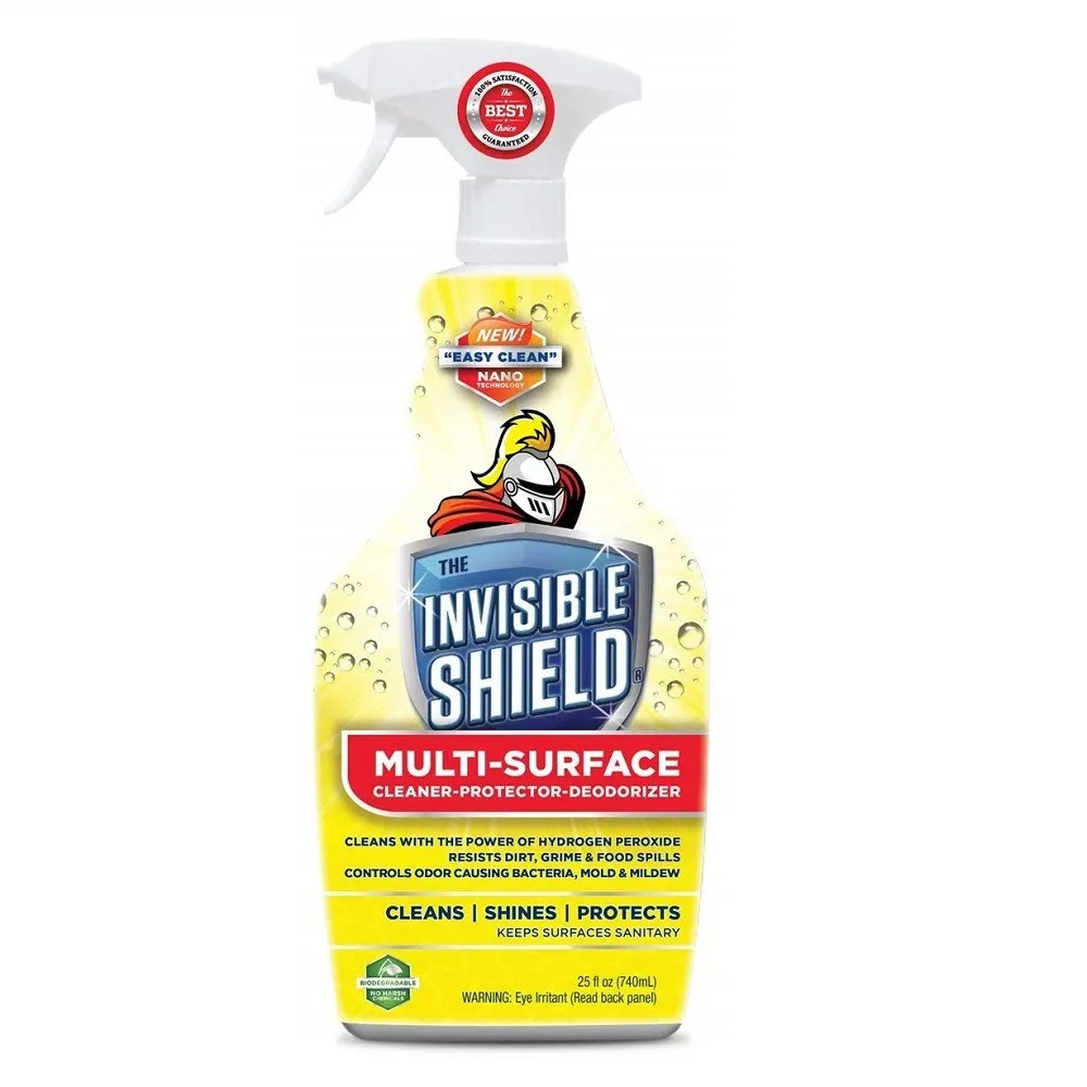【INVISIBLE SHIELD】奈米撥水亮光清潔劑740ml-多用途抗菌除臭型(撥水 撥髒 廚房清潔 浴室清潔 抗菌消臭)
