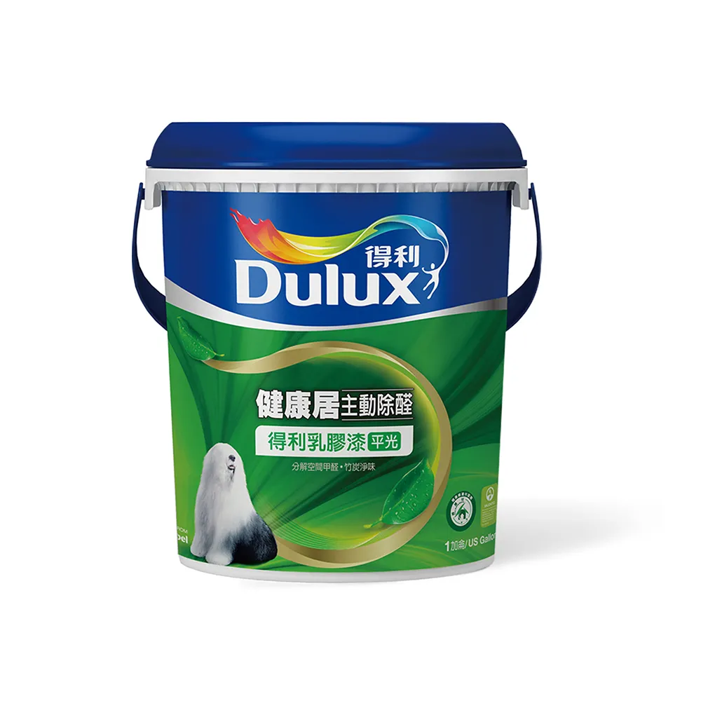 【得利】Dulux官方旗艦店★A991 竹炭健康居除甲醛乳膠漆（1加侖裝）(油漆 牆面修補)
