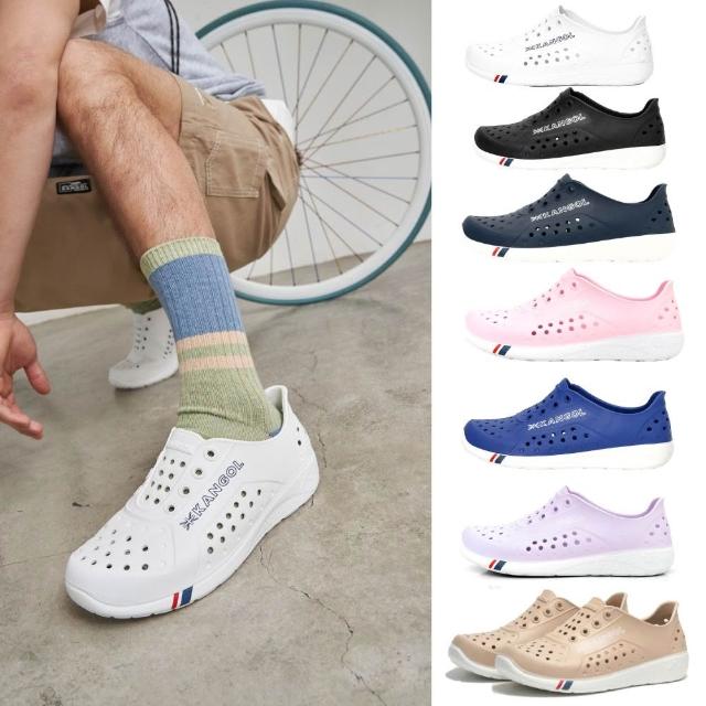 【KANGOL】官方直營  防水 休閒百搭 洞洞鞋 (多色任選)