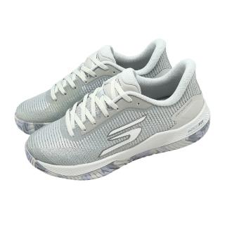 【SKECHERS】網球鞋 匹克球鞋 Viper Court Pro 2.0 女鞋 灰 避震 172109LTGY