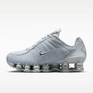 【NIKE 耐吉】W Shox TL 女 運動休閒鞋 彈簧鞋 復古鞋 緩震 銀灰藍(IH2559-002)