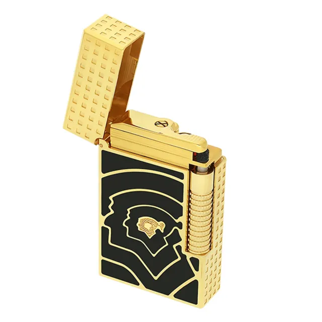 【S.T.Dupont 都彭】Cohiba 60週年紀念 Le Grand Dupont 亮面打火機-黑x金 送禮 禮物 推薦(C23472CL)
