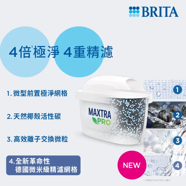 【BRITA】官方直營 MXPRO去水垢專家濾芯6入x2(共12芯)吊飾組