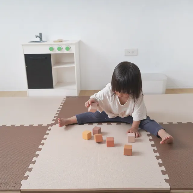 【PatoPato】兒童遊戲地墊-60cm-6片/無毒巧拼地墊/兒童地墊/遊戲地墊/厚度2cm(贈清潔液8mlX3包)