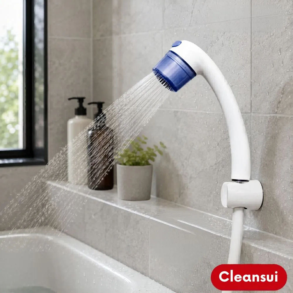 【Cleansui 可菱水】日本製-官方直營除氯沐浴蓮蓬頭ES201W+濾芯*2(共1機2芯)