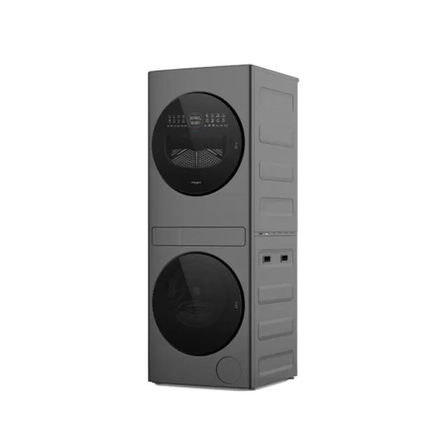 【Whirlpool 惠而浦】家電快配★第六感智能活氧洗衣塔13KG洗衣機 10KG熱泵乾衣機(XWGD131001BG)