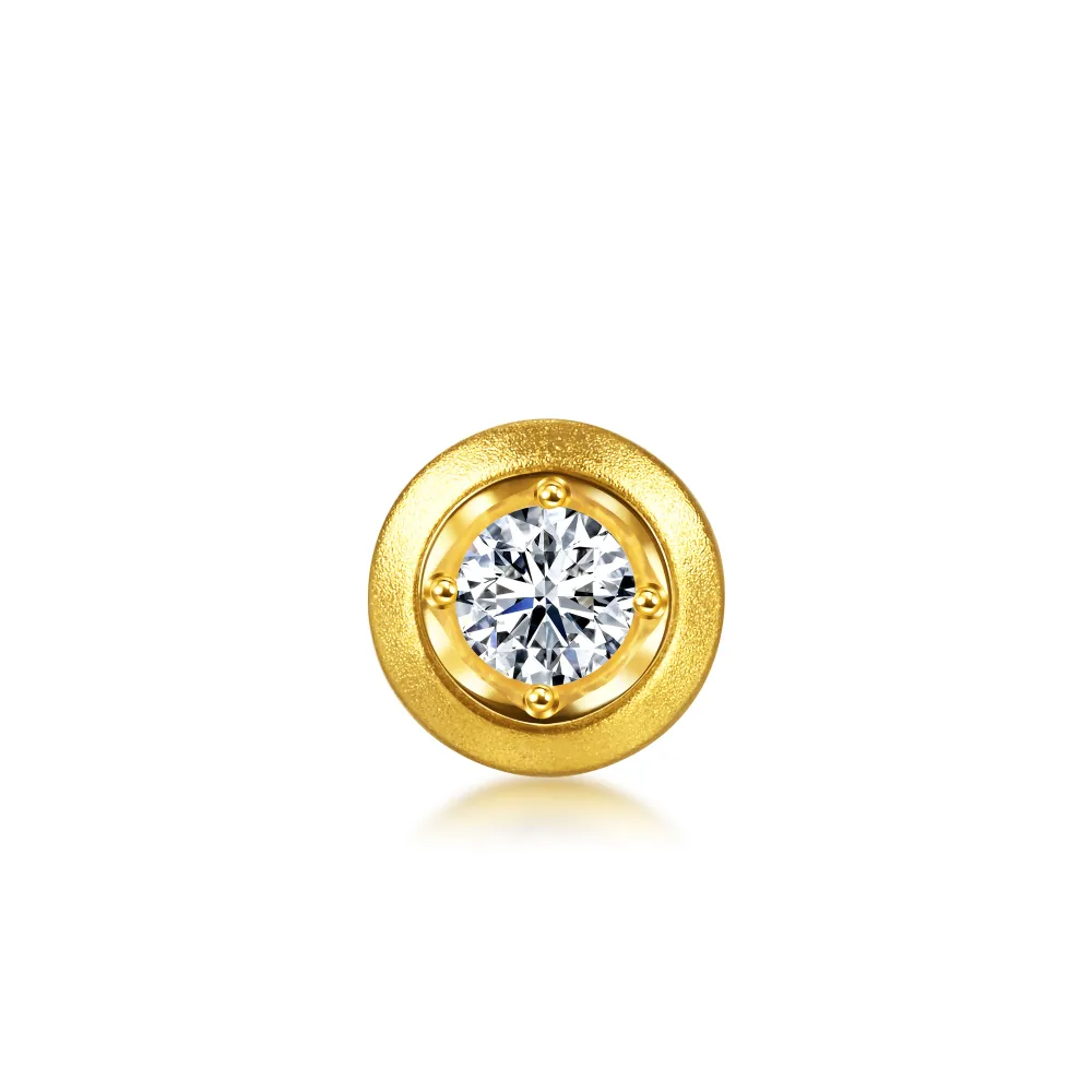 【點睛品】Charme Nano 凝光．圓 鑽石黃金串珠