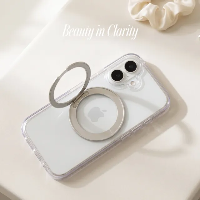【General】iPhone 18 Pro/Pro Max 360°透凝磁吸支架手機保護殼
