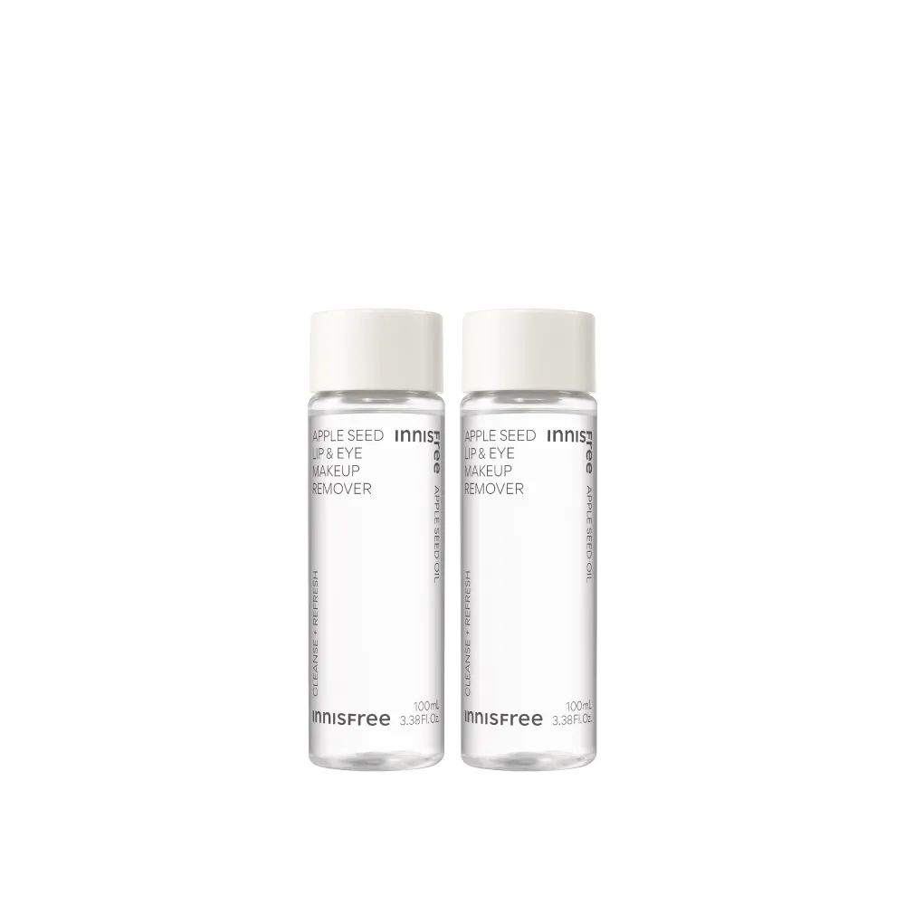 【innisfree】蘋果籽眼唇卸妝液 100ml(共200ml/2入組)