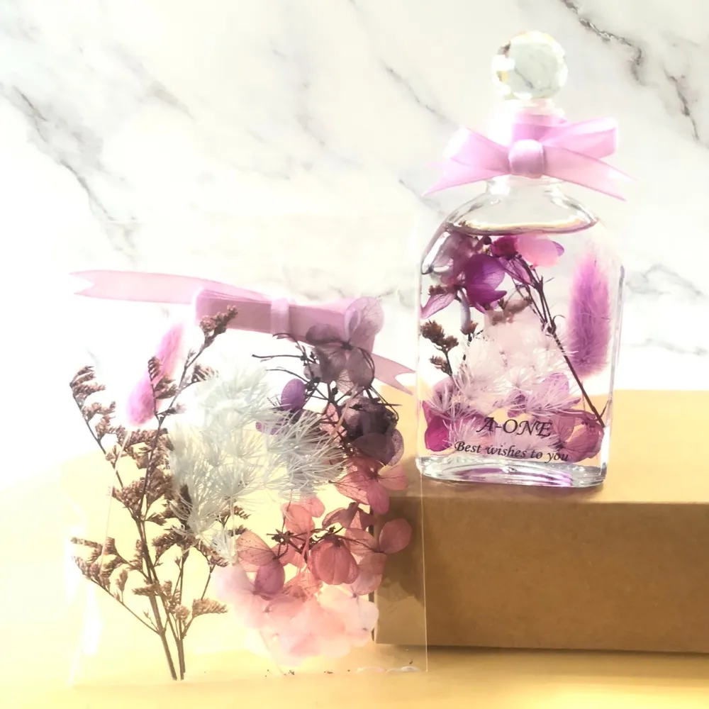 【A-ONE 匯旺】浮游花DIY材料包 天然乾燥花 粉紅 乾燥花 永生花 不凋花 DIY花材 搭配花材 短枝 碎花 H29