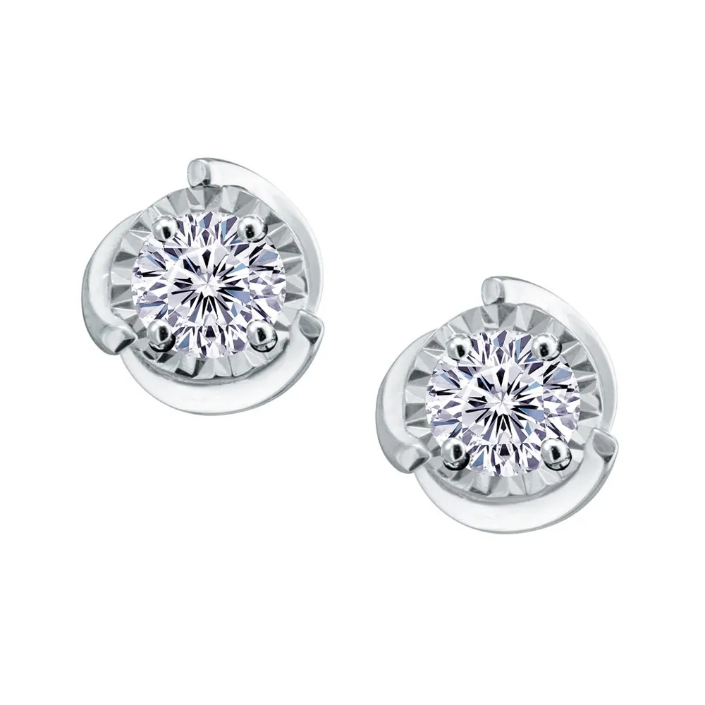 【Just Diamond】鎮金店 18K金 Dreamy 鑽石耳環