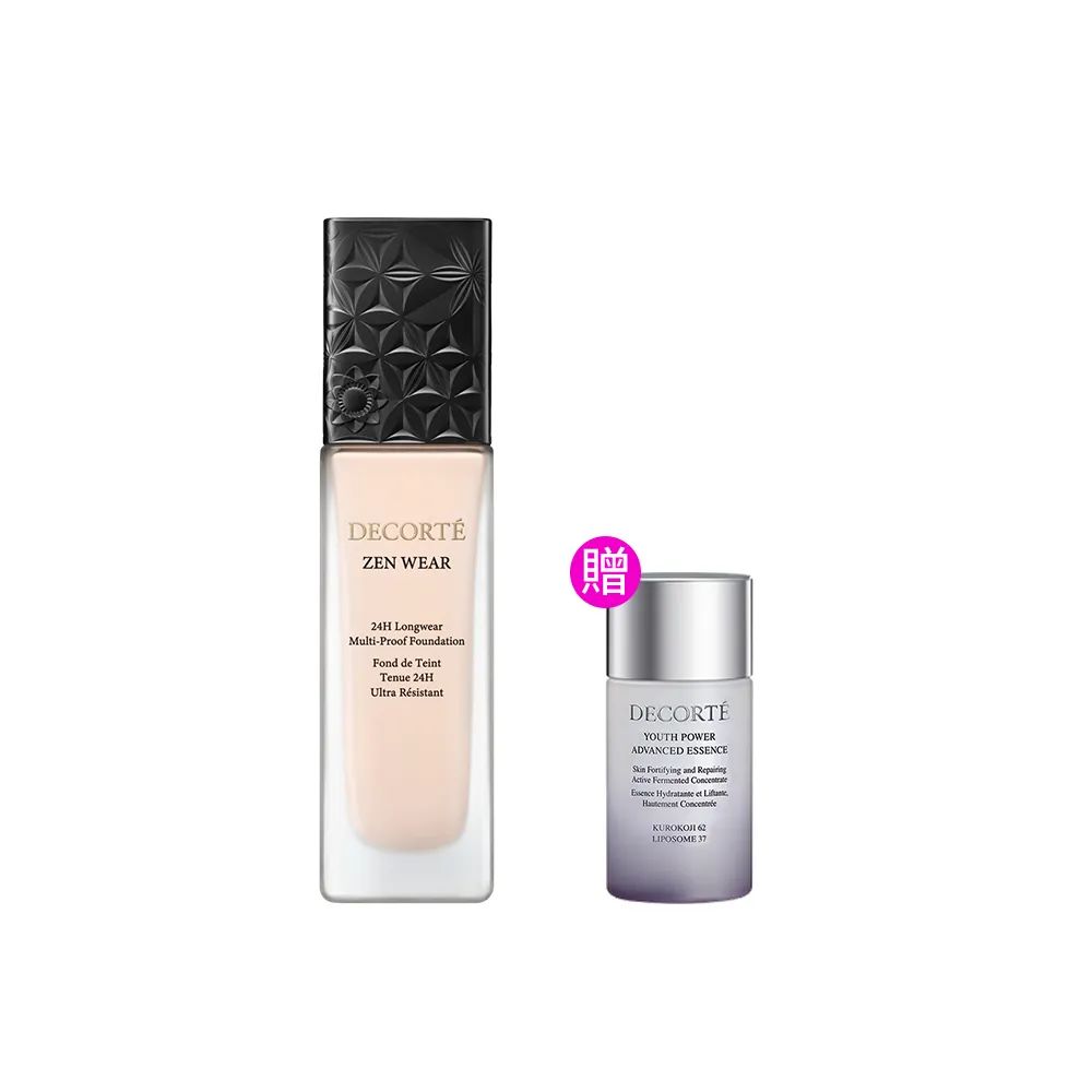新品上市★熱銷補貨到【COSME DECORTE 黛珂】禪 微霧光持久粉底液30mL(14色可選)