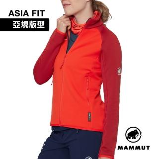 【Mammut 長毛象】Aconcagua ML Jacket AF W 運動刷毛機能立領外套 紅/深經典紅 女款 #1014-04452