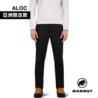 【Mammut 長毛象】Trekkers 3.0 SO Pants AF Men 日系彈性防潑水軟殼健行長褲 黑色 男款 #105360