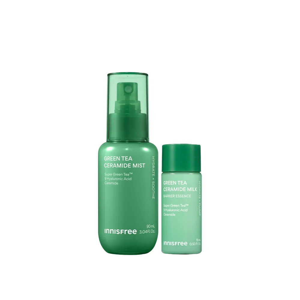 【innisfree】綠茶神經醯胺牛奶水噴霧90ml (新品上市/精華水噴霧)