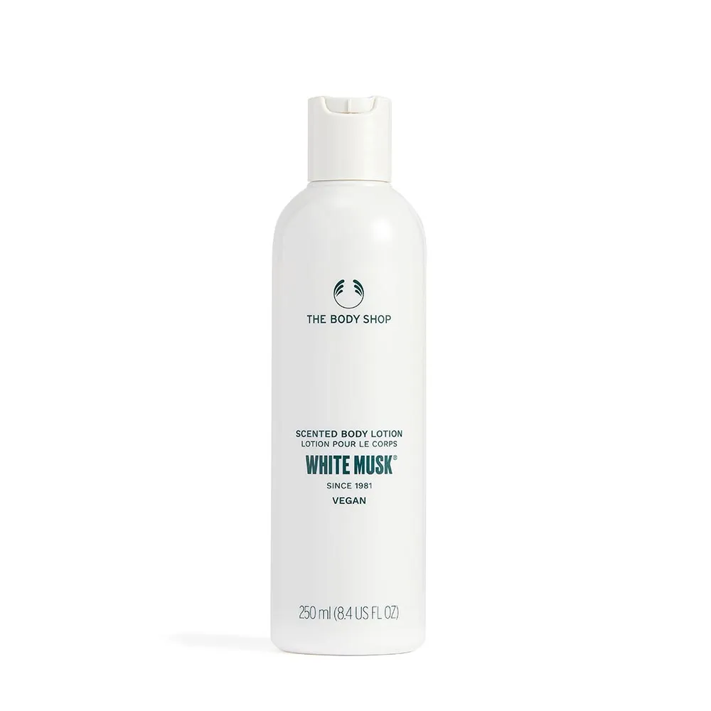 【THE BODY SHOP 美體小舖】白麝香身體潤膚乳-250ML(身體乳)