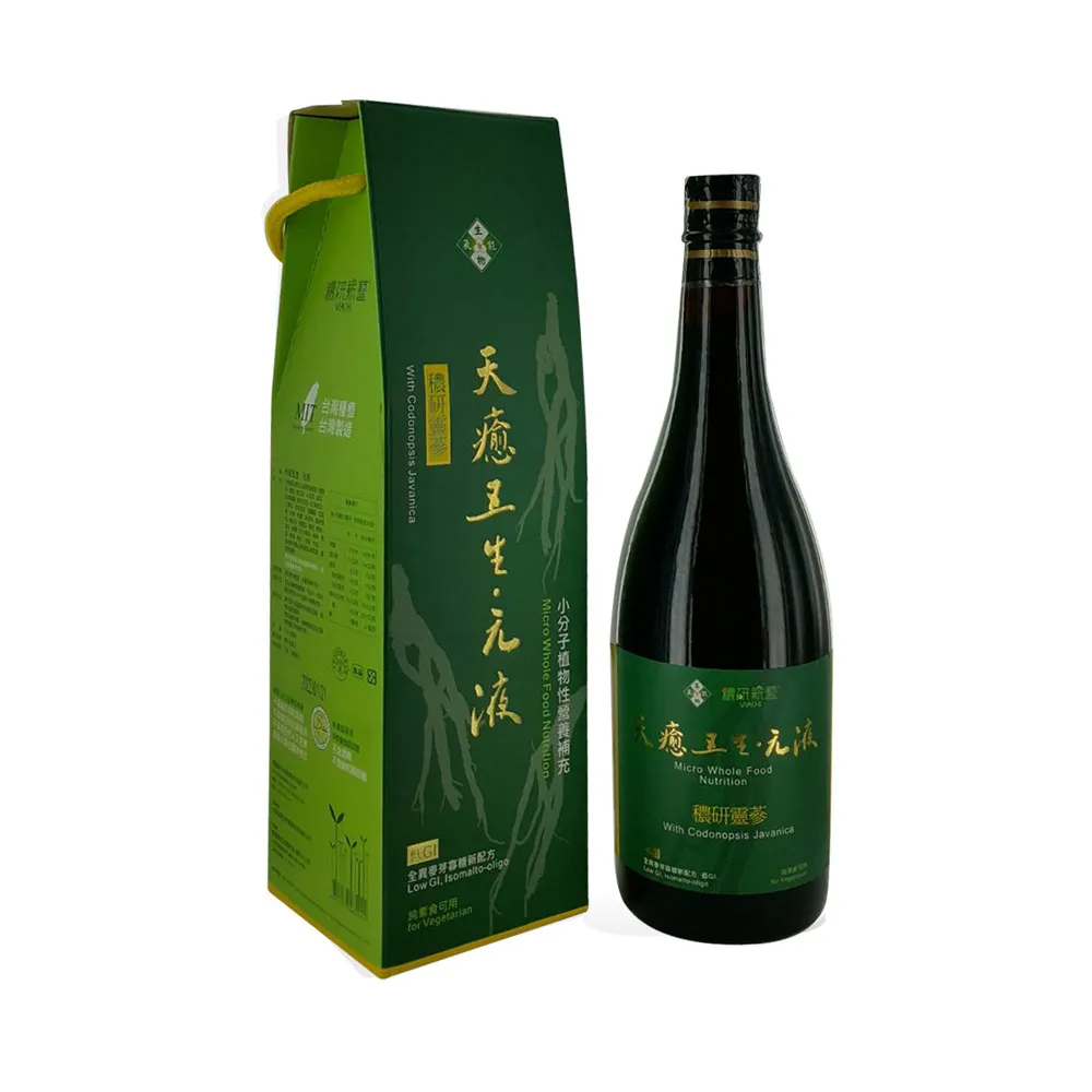 【穠研薪藝】天癒五生．元液  穠研靈蔘750ml/瓶(全異麥芽寡糖配方)