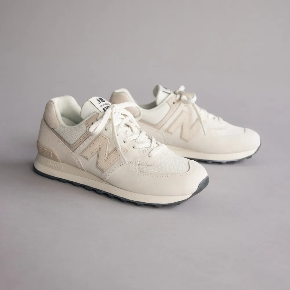 【NEW BALANCE】NB 574 復古鞋/運動鞋_U574OF2-D_中性_奶油白
