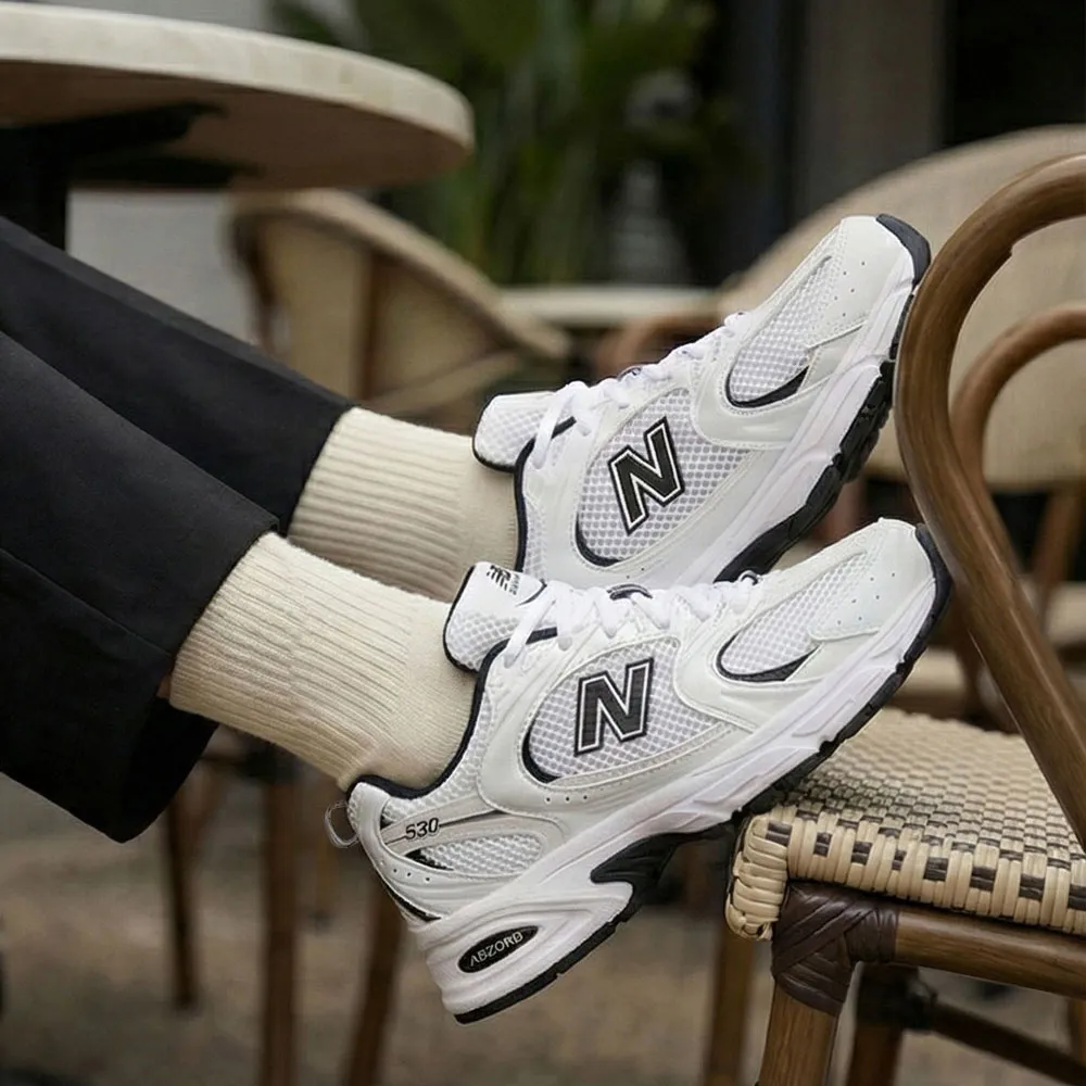 【NEW BALANCE】NB 530 休閒鞋/運動鞋_男鞋/女鞋_MR530EWB-D_中性_白黑色