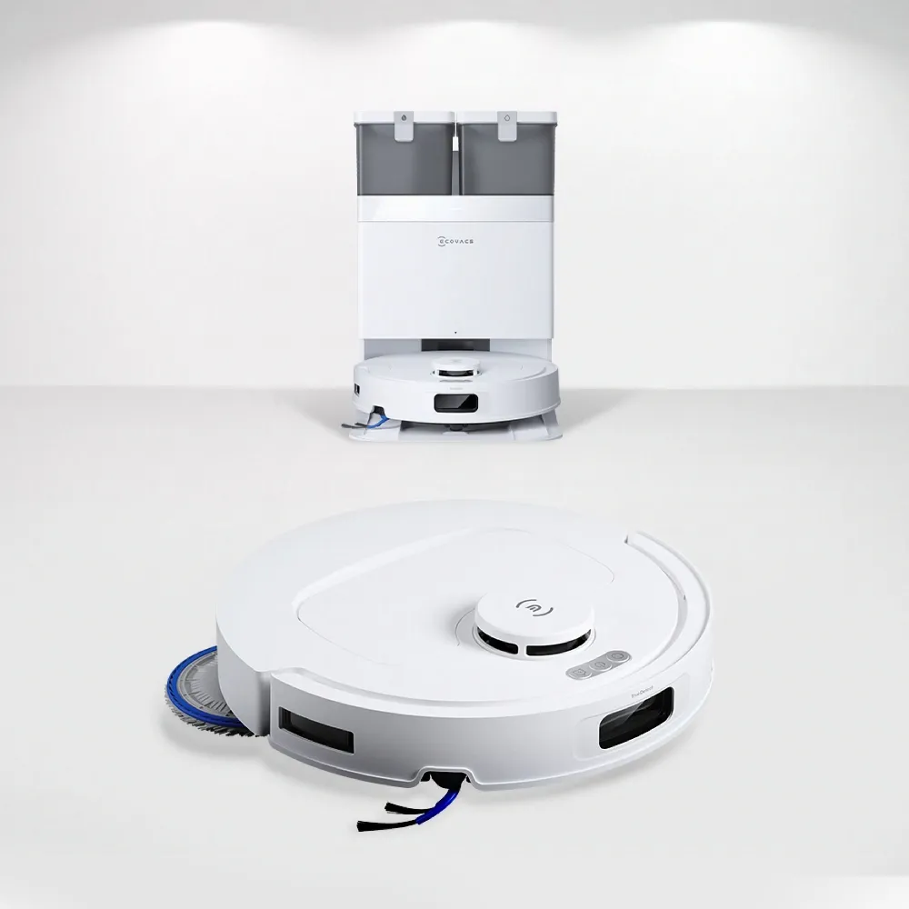 【ECOVACS 科沃斯】momo獨家熱銷!!DEEBOT N50 強清潔全能掃拖機器人(20000Pa/雙恆貼邊/全能基站)