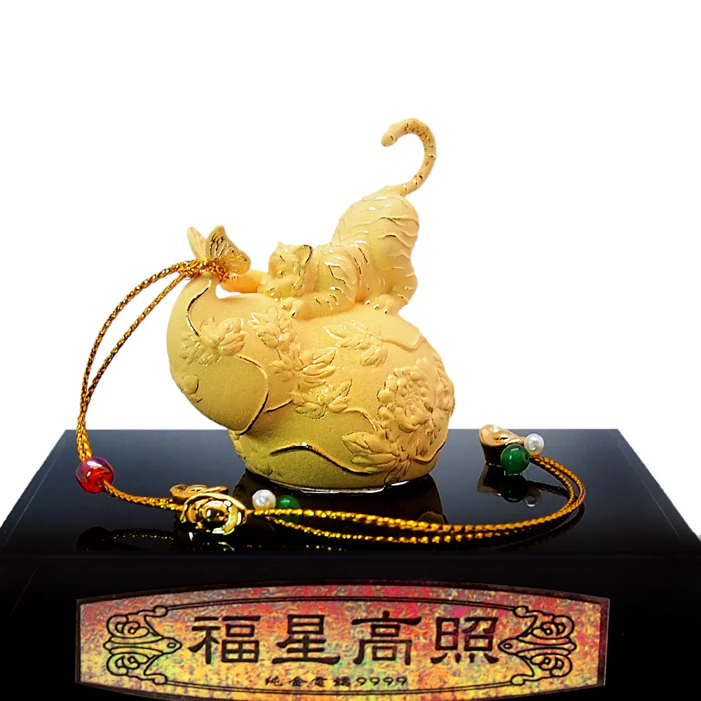 【生活金藝】福星高照-虎 黃金擺件(金重3.98錢)