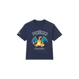 【GIORDANO 佐丹奴】童裝寶可夢印花短袖T恤 Pokemon系列(57 暗靛藍)