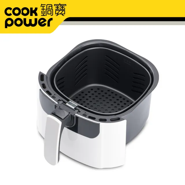 【CookPower 鍋寶】觸控健康減油氣炸鍋6L(AF-6071W)