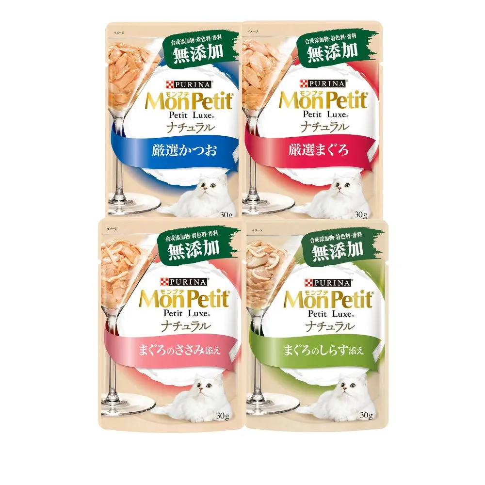 【MonPetit 貓倍麗】自然の極上餐包 30gx12包(貓副食 貓餐包 貓濕糧)