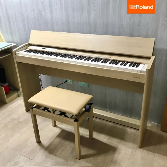 【ROLAND 樂蘭】F701 88鍵 推蓋式 電鋼琴 更細膩音色(原保2年/原廠升降椅/琴師到府安裝)