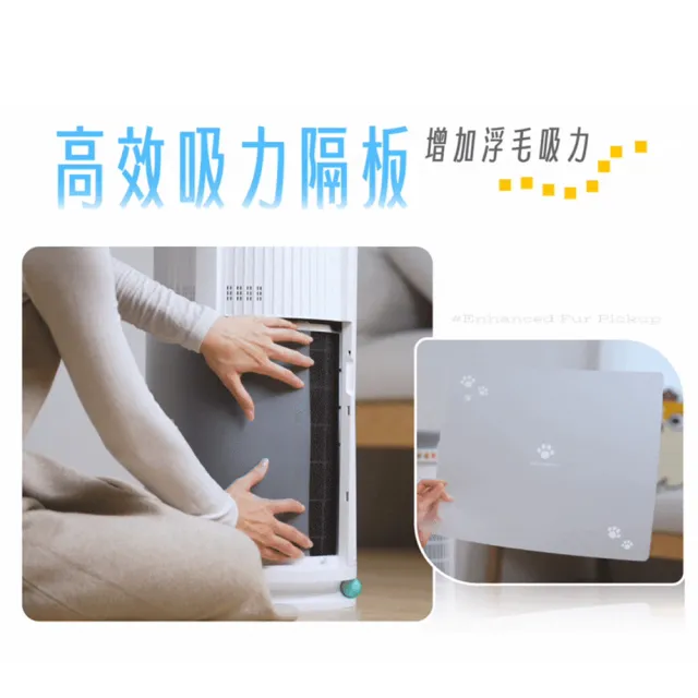 【ESENSE 逸盛】智慧型AIoT高效空氣清淨機-黃阿瑪限量聯名款(CADR450/寵物抗菌除臭加強版)