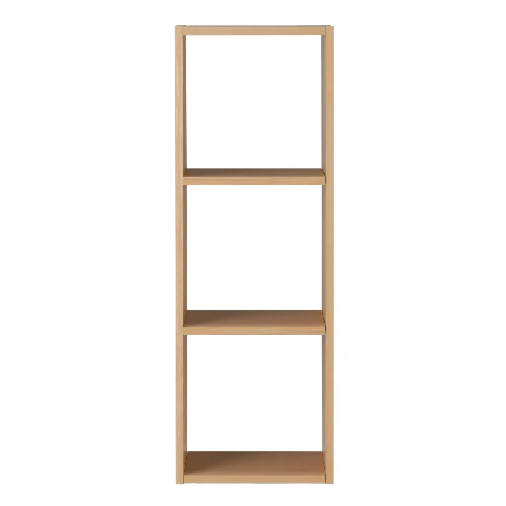 【MUJI 無印良品】自由組合層架/橡木/3層/基本組/(大型家具配送)