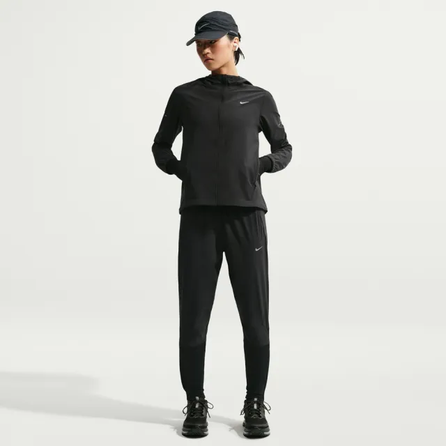【NIKE 耐吉】外套 女 運動連帽外套 防潑水 AS W NK SWIFT RPL PKBL JKT 黑 HQ0651-010 (3S5072)