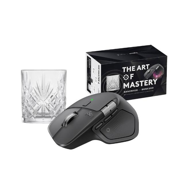 【Logitech 羅技】MX Master 4 × ZWIESEL GLAS 威士忌水晶杯限定禮盒