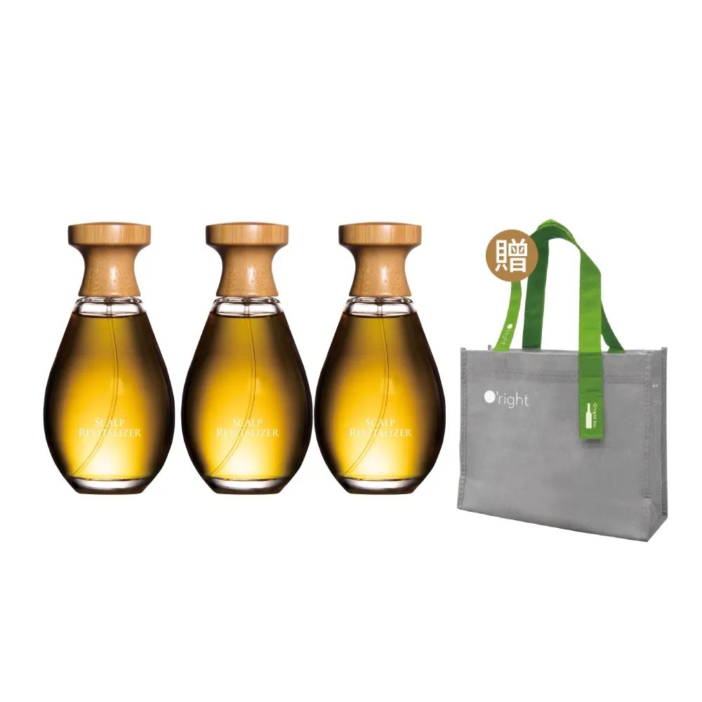 【O’right 歐萊德】咖啡因養髮液100ml(超值三入組)