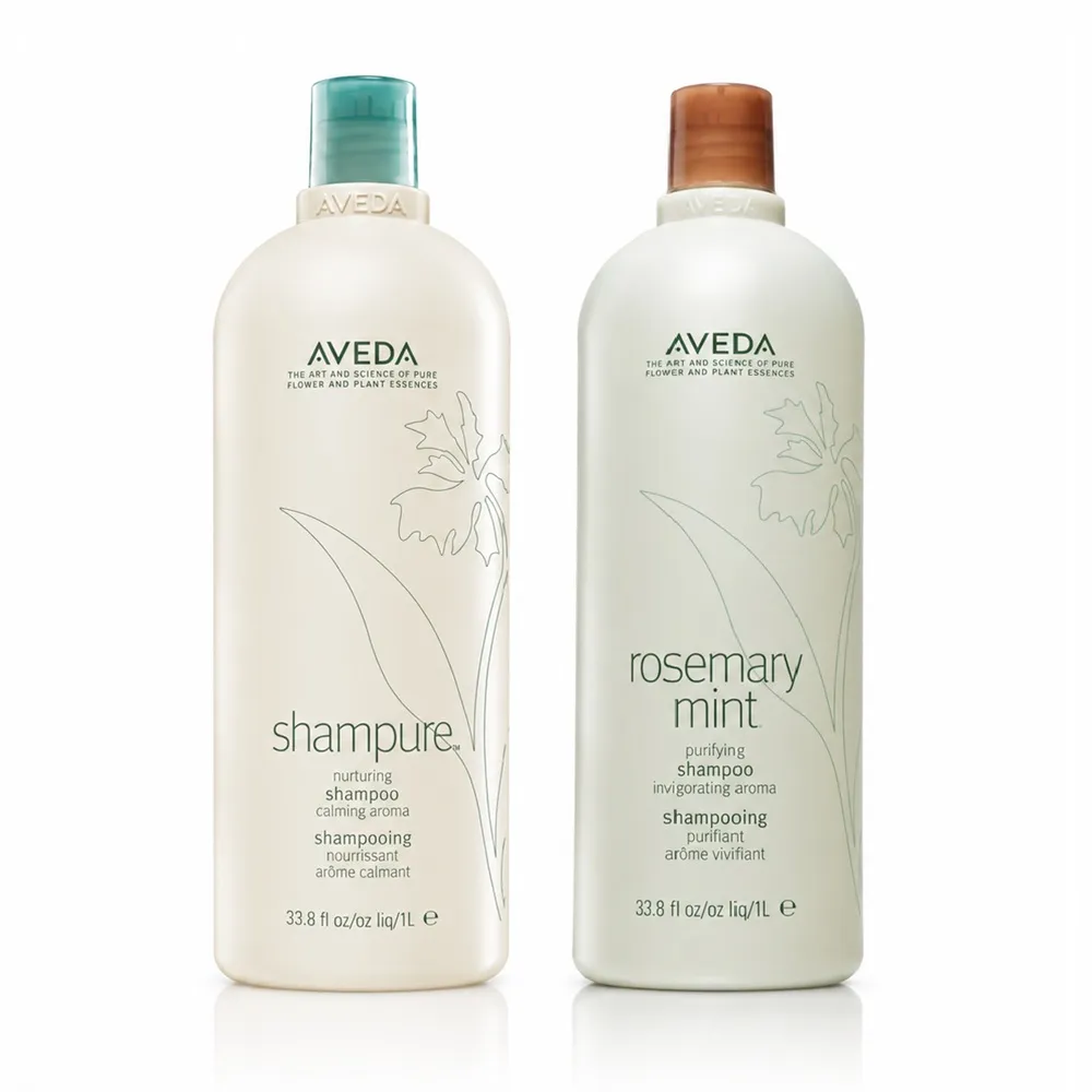【AVEDA】純香/迷迭薄荷洗髮精1000ml(平輸版/兩款任選)