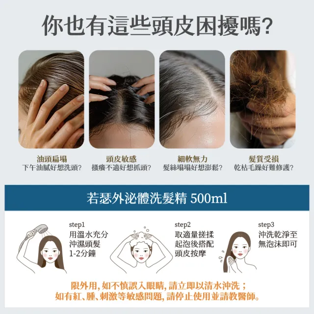 【REXOS 若瑟】外泌體洗髮精500ml