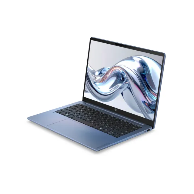 【HP 惠普】14吋高通 Snapdragon X1-26-100輕薄筆電(OmniBook 3 14-hz0016QU/16G/512G SSD/Win11/冰洋藍)
