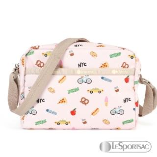 【Lesportsac】側背隨身包(紐約經典)