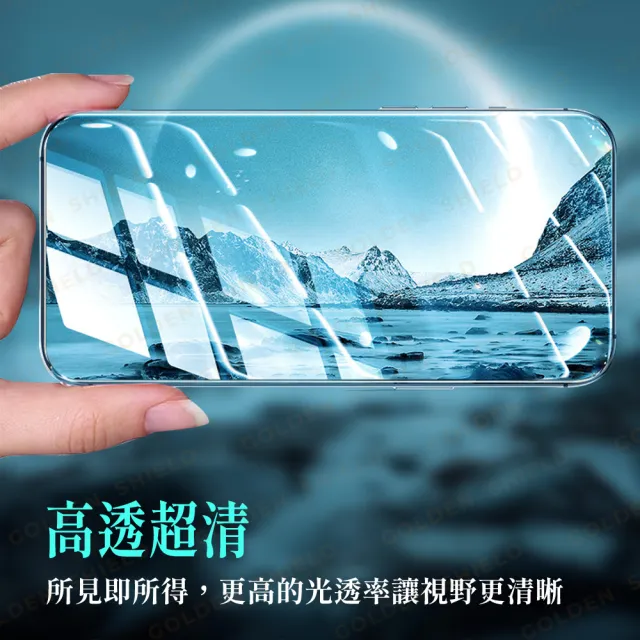 【GOLDEN SHIELD】高清滿版玻璃貼秒貼 保護貼適用iPhone Duo 摺疊機保護貼 i18 蘋果摺疊機 除塵定位神器