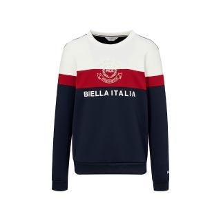 【FILA】男長袖圓領T恤-丈青 1TEA-5703-NV