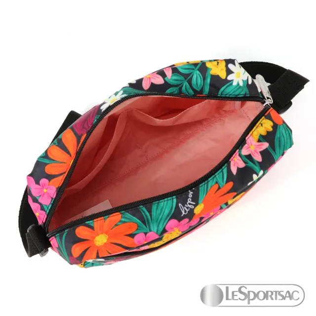 【Lesportsac】側背隨身包(繁花盛開)